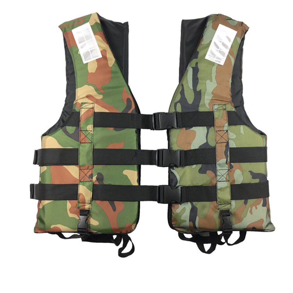 Adult Life Jacket Camouflage Portable Foldable Foam Buoyancy Vest Water Sports Surfing Swimming Life Jacket Suitable For 50-75KG