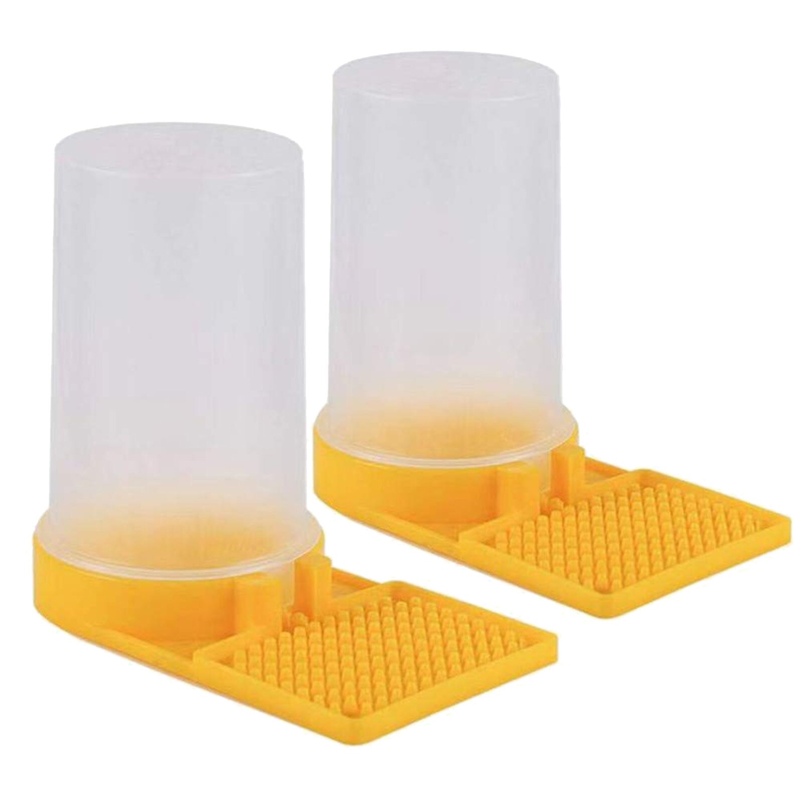 SALES！！ 2Pcs Bee Water Feeder Beehive Beekeeping Drinking Dispenser Honey Feeding Bowl