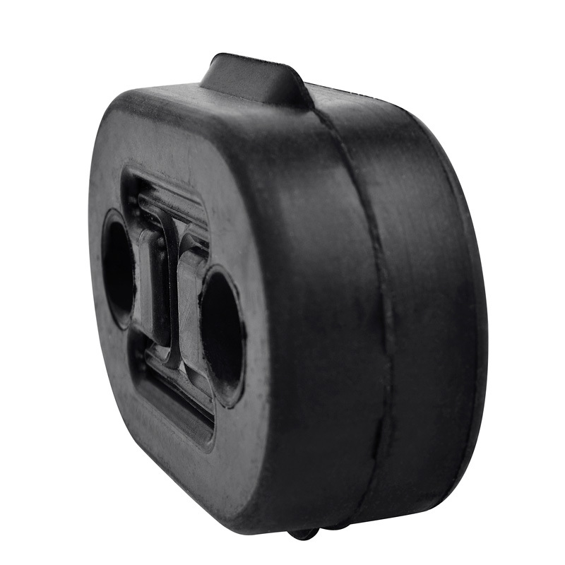 SPEEDWOW Black 2 Holes 10mm Car Exhaust Tail Pipe Mount Brackets Hanger