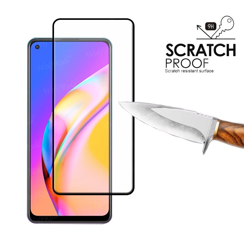 Full Cover Glass For OPPO A94 5G Glass For OPPO A94 5G Tempered Glass HD Protective Screen Protector For OPPO A94 5G Lens Glass