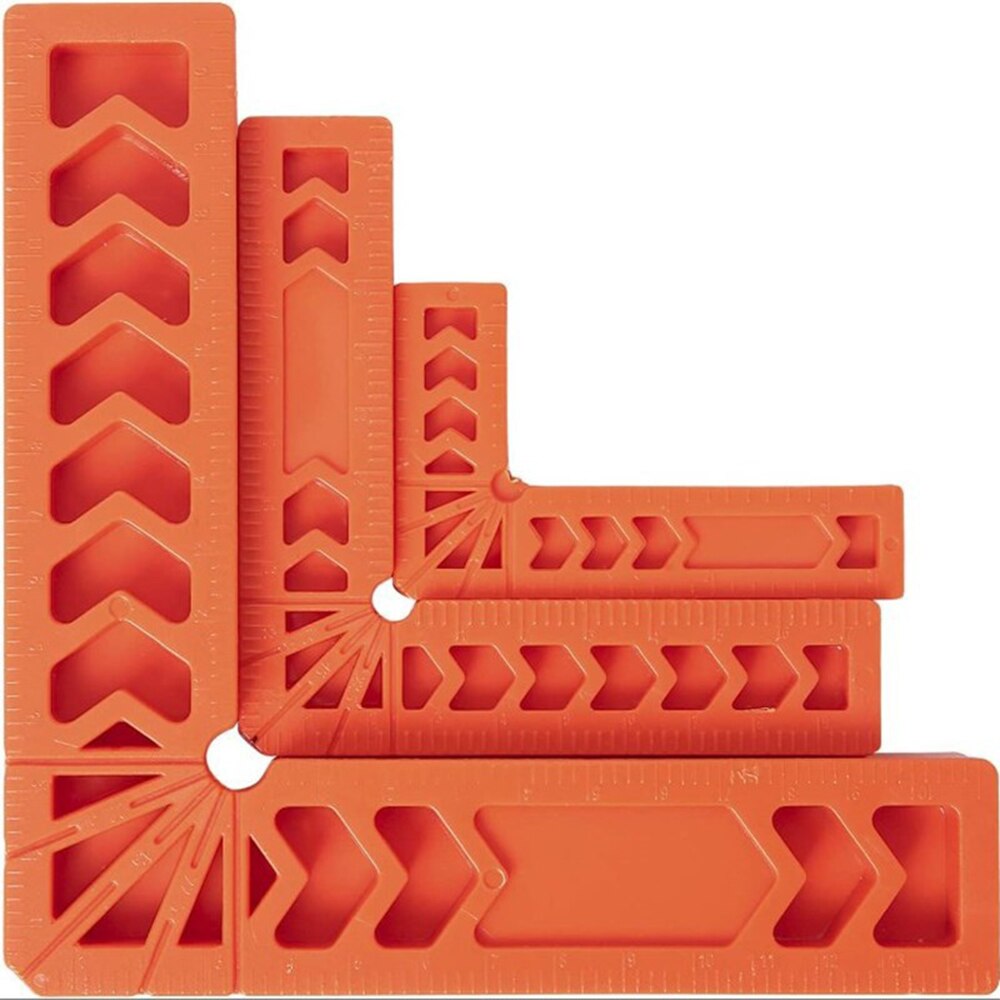 3" 4" 6"90 Degree Right Angle Clamp L-Square Holder Ruler Fixed Tool Locator Corner Clamping Woodworking Tools Scribing Aid