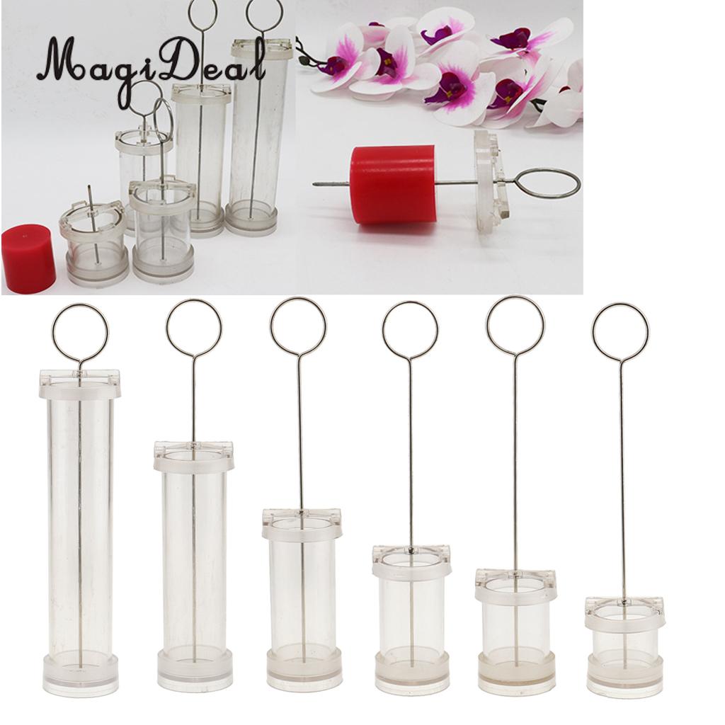 Plastic Candle Making Model Flat Top Round Candle Mold for DIY Candle Making