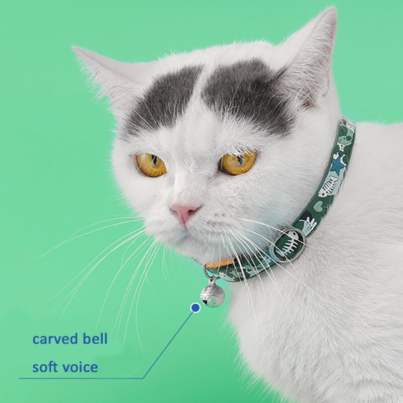 Collier avec cloche pour chat, accessoire pour animaux de compagnie, petit gabarit, chiot, chaton