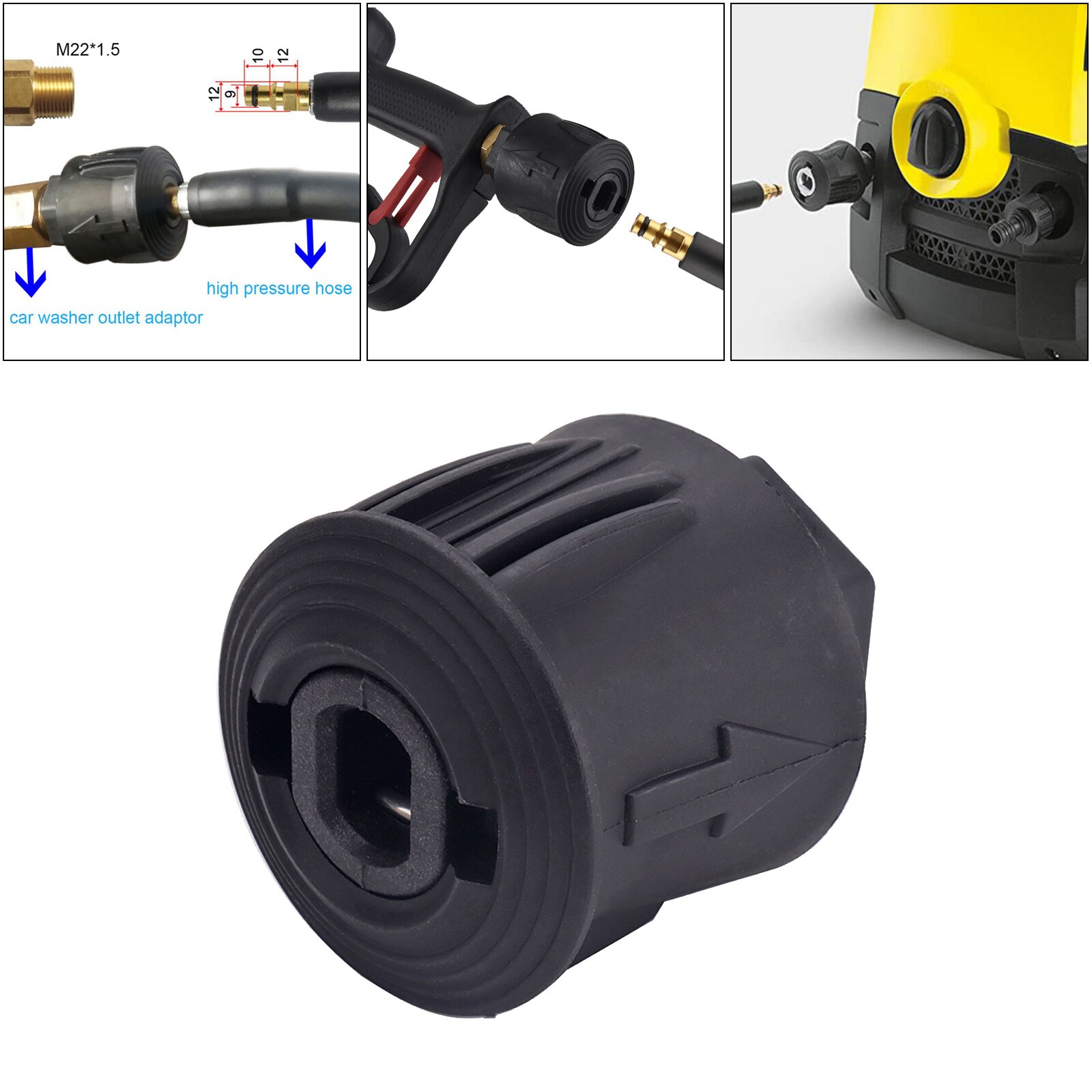 Pressure Washer Outlet Hose Connector Converter for K Water Cleaning Hose