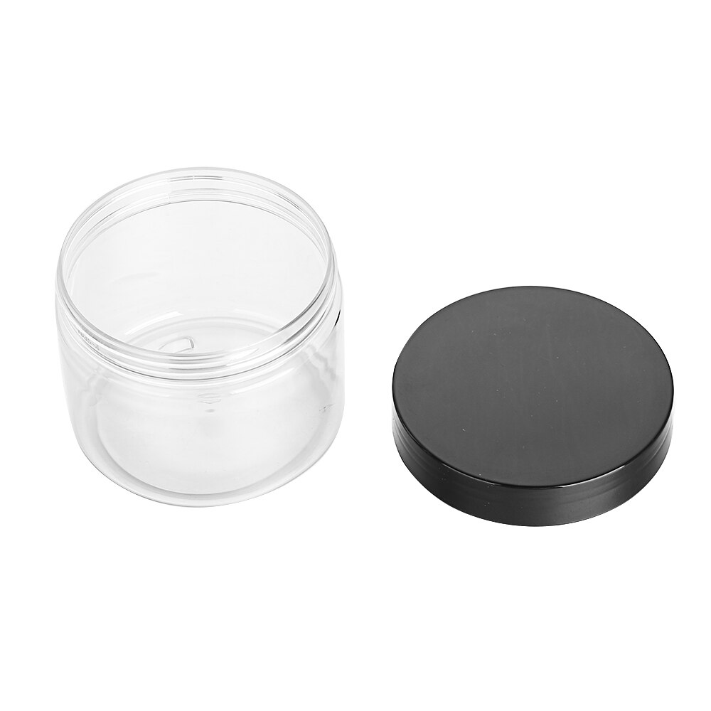 Frasco vacío de plástico transparente para cosméticos, bote de muestra de crema facial, envase de comida de boca ancha, 250/300/400ml
