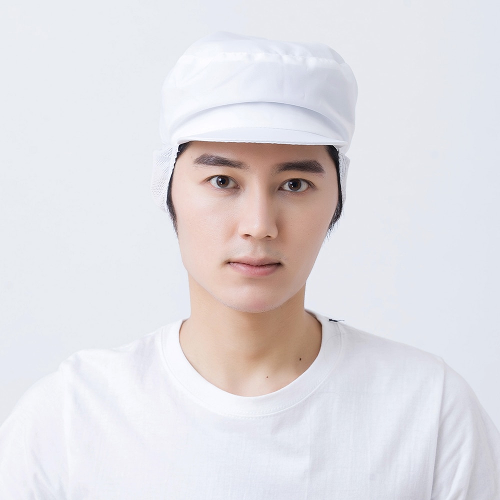 Chef Hat White Mesh Caps Men Women Kitchen Restaurant Food Service Work Hats Breathable Factory Warehouse Workshop Caps: 3