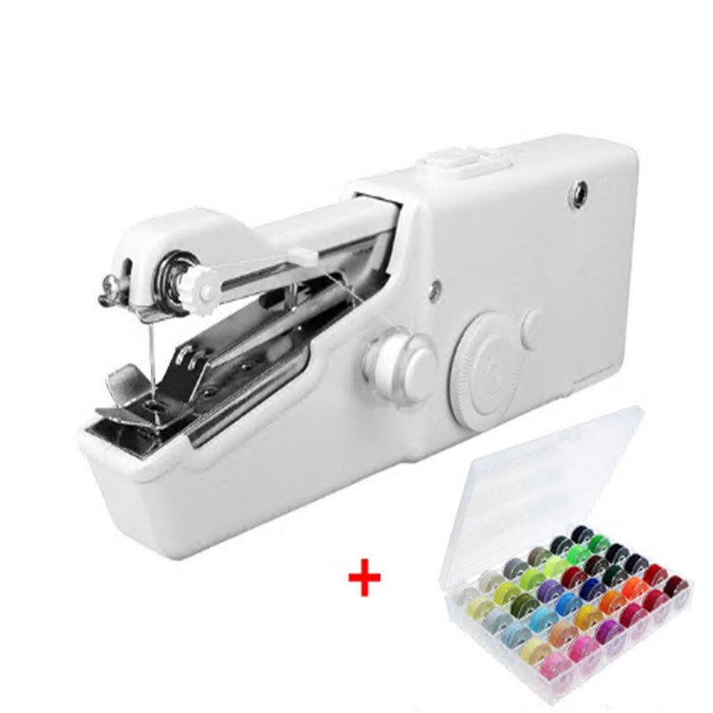 Handheld Sewing Machine Portable Mini Electric Handmake Sewing Tool Stitching Machine Handy Stitch For Fabric Clothing 1pcs