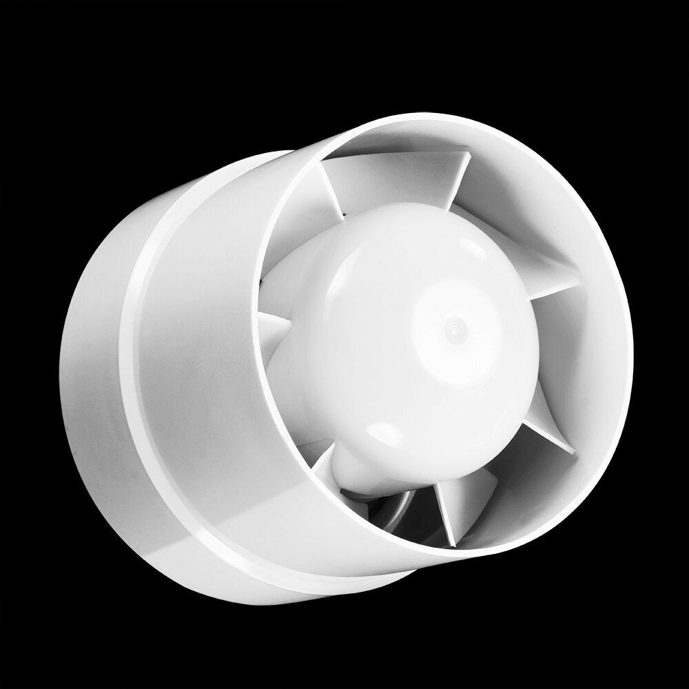 Runde kanalventilator booster ventilator ventilation luftudsugningsventil til vindue badeværelse toilet køkken udstødningsventilator 4/5/6 tommer