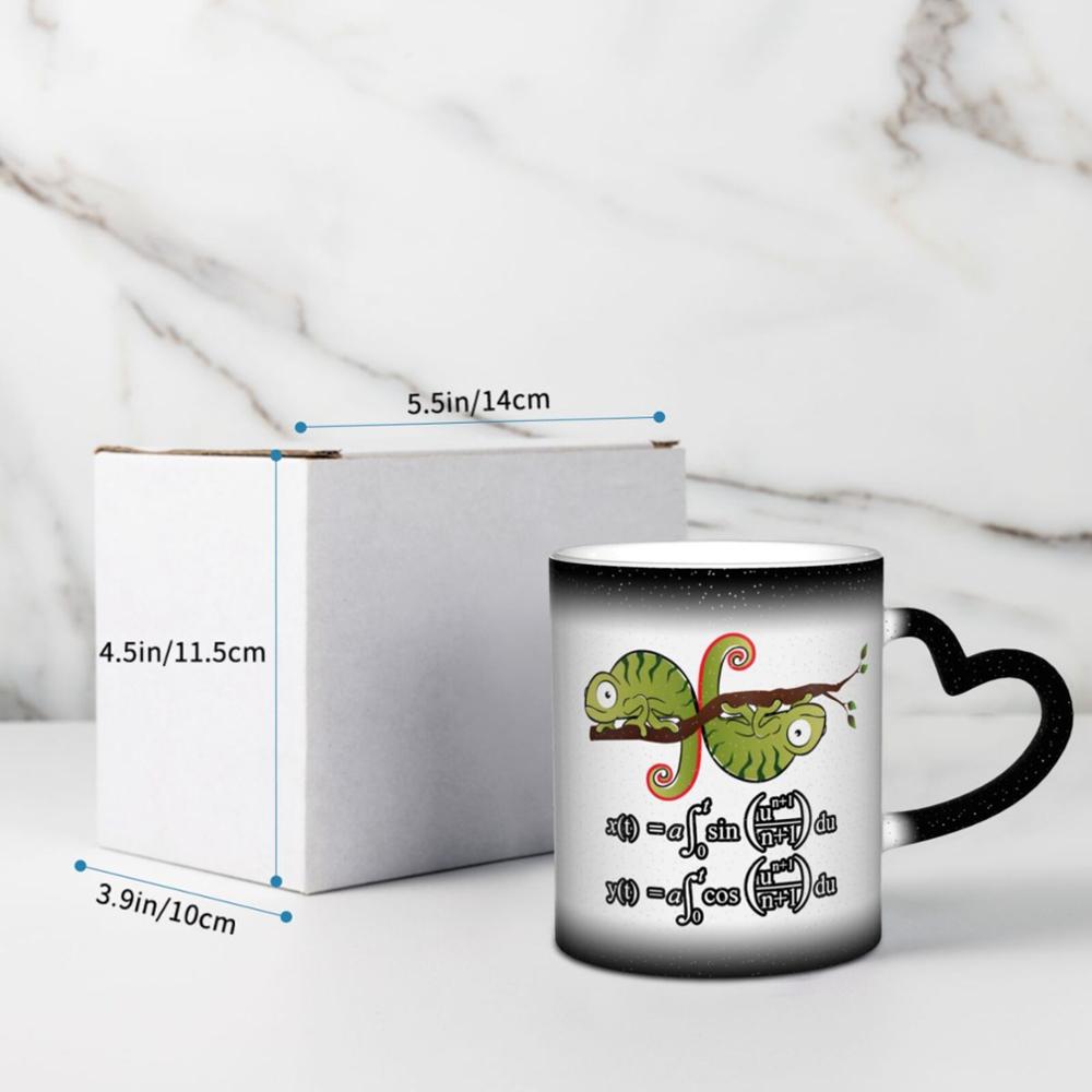 Formule mathématique Euler spirale blanc café K tasses tasses en verre tazas ensemble jetable solo support beignet termico noir rose