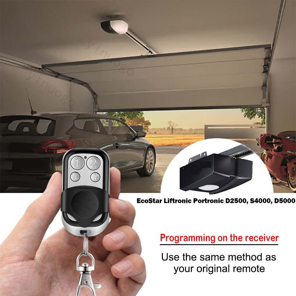 ECOSTAR RSE2 / ECOSTAR RSC2 Garage Gate Remote Control For Ecostar Liftronic 500 Portronic D5000 S4000 D2500 Receiver Opener