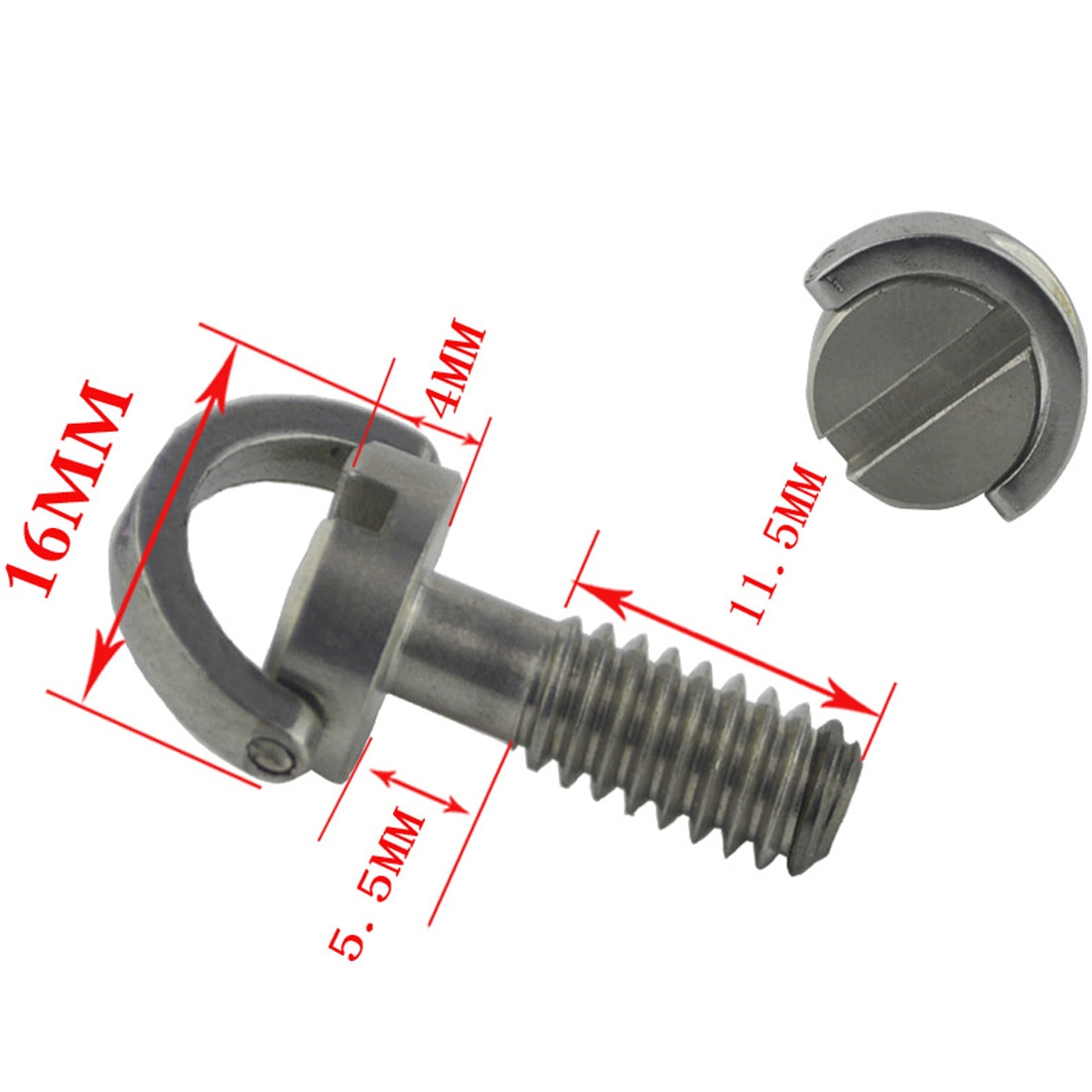 HONGDAK 21mm jeniec 1/4 Cal składany d-pierścień śruba adapter krzywka statyw Monopod płyta szybkiego uwalniania na akcesoria robić aparatu