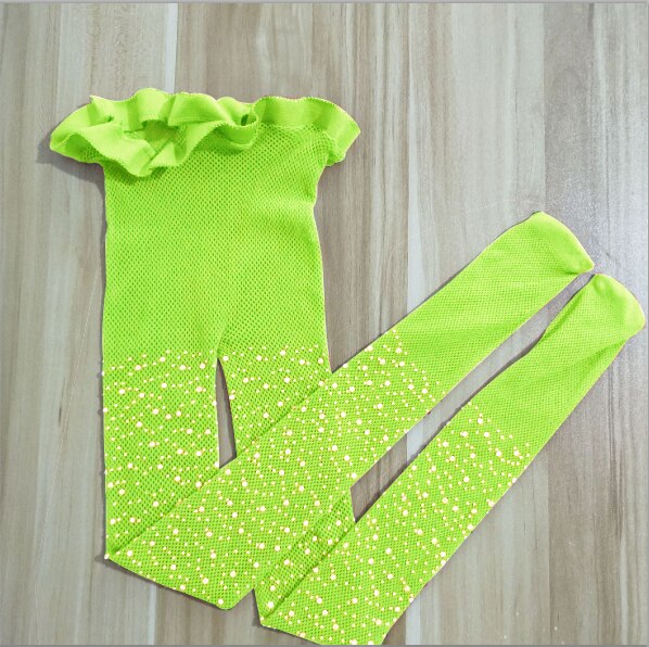 Baby panty's kinderen glanzende strass meisjes panty's kinderen mesh visnet beddengoed visnet panty's kousen: J