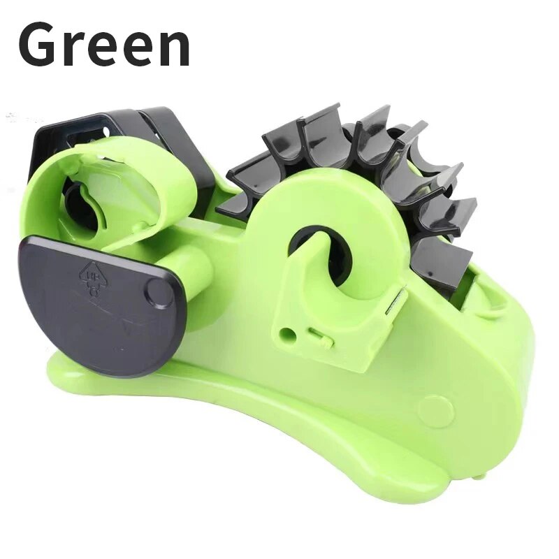 Multifunctional Tape Holder Tape Cutter Purple Large Roller Tape Paper Cutter Desktop Semi-automatic Transparent Tape Dispenser