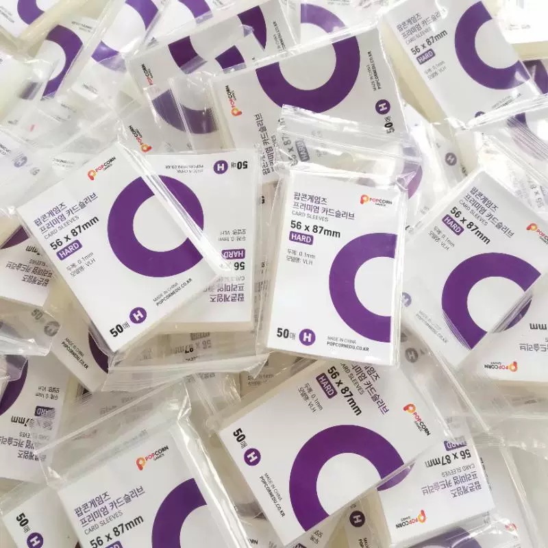 Korea Clear Kpop Photo Card Sleeve Anti-scratch Transparent Protector Bag For Popcorn Diy Game FootBall Korean idol Card Holder