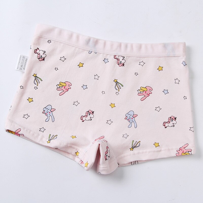 Nanjiren meisjesbroek van puur katoen, gezond, comfortabel, lage druk, niet strak, ademend, droog, 4- pack: Nml 6 t 80076-004 / 130cm