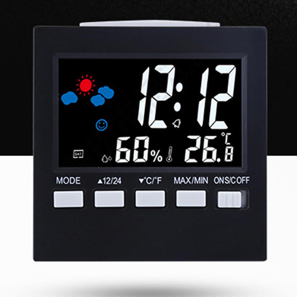 Neue nasser Bahnhof Wecker Thermometer Drahtlose Temperatur Feuchtigkeit Meter