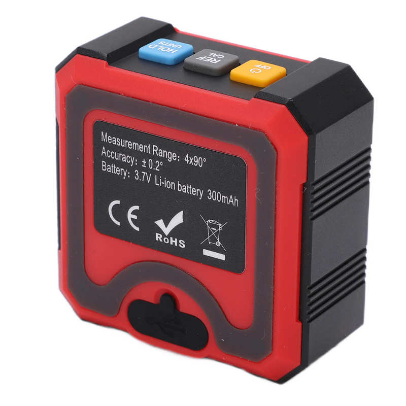LM320A Digitale Inclinometer Elektronische Lcd Backlight Hoekzoeker Gauge Gradenboog Met Magnetische Base Digitale Detector