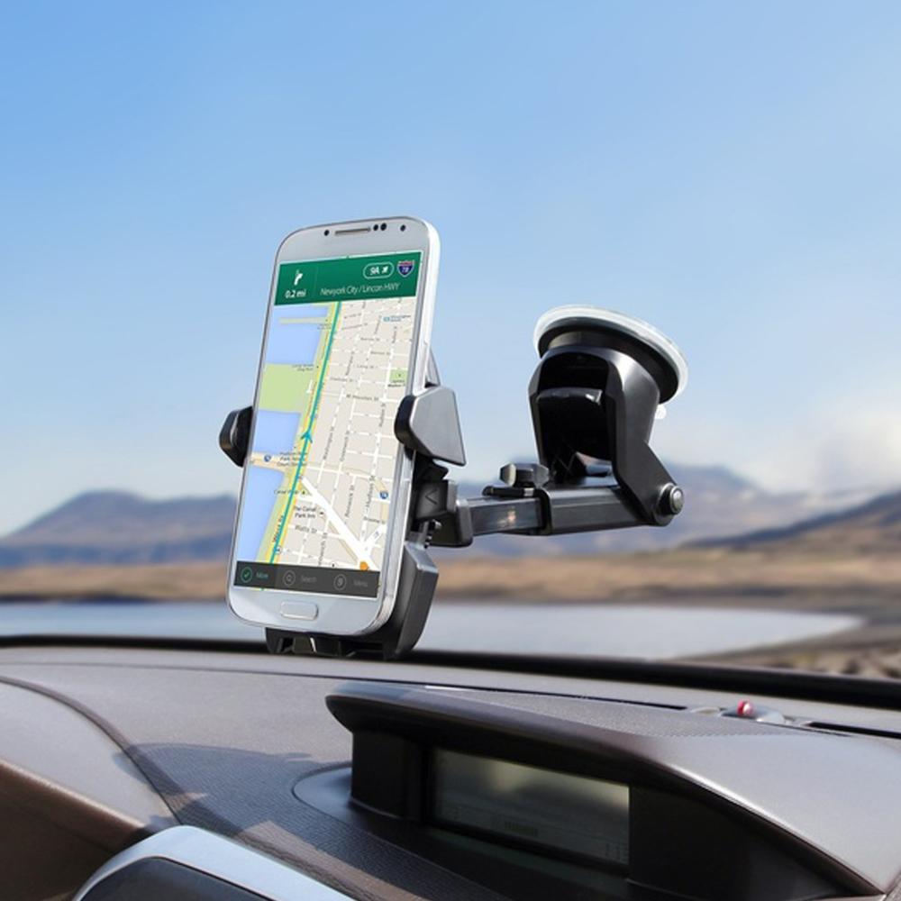 Auto Telefoon Houder 360 Graden Universele Smartphone Car Mount Houder Verstelbare Telefoon Montage Zuignap Houder