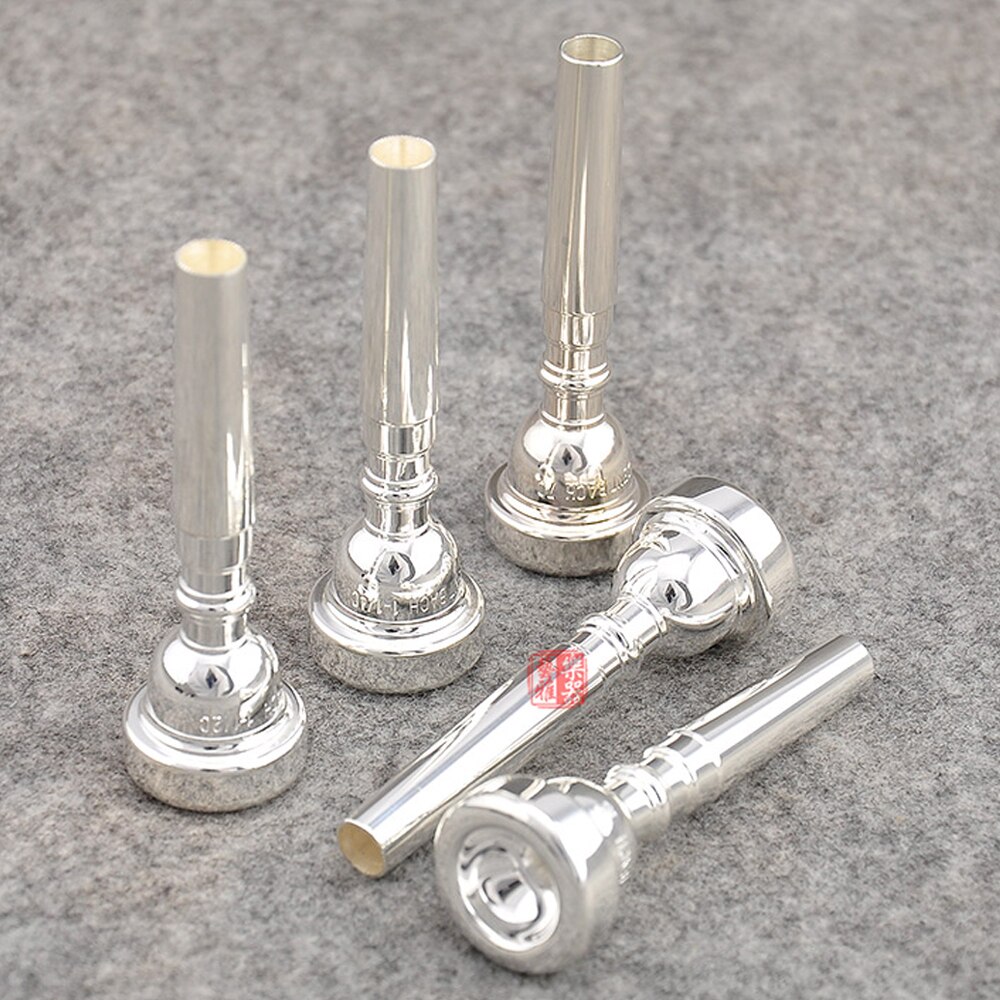 Professionelle Original Musik Schicker Club 351 Serie Standard Trompete Mundstück 1HC 3C 5C 7C Silber-überzogene