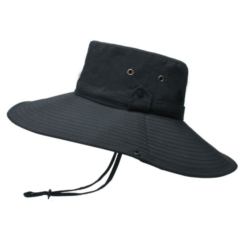 Summer Breathable Sunscreen Hats Outdoor Wide Brim Bucket Hats For Fishing Sun Protection 50+UPF Bora Boonie Hat Outdoor tool: B