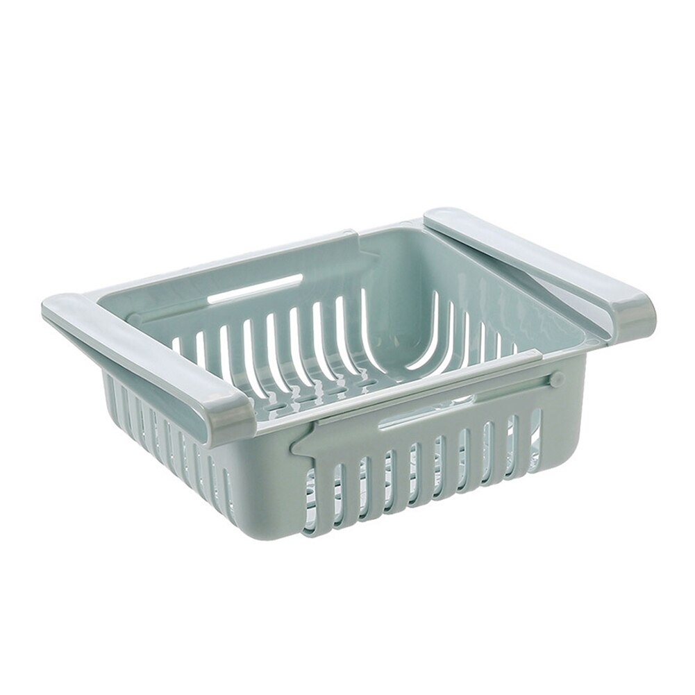 Acessórios de cozinha geladeira organizador freezer prateleira titular rack cozinha ferramentas armazenamento casa gadgets cocina accesorios: Blue-type A