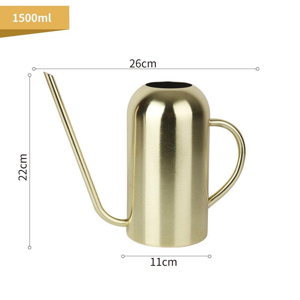 Konewka konewka ze stali nierdzewnej stalowe długie wylewka ogrodnictwo doniczkowe użyj uchwytu idealny robić podlewania rośliny kwiatowe prysznic akcesorium