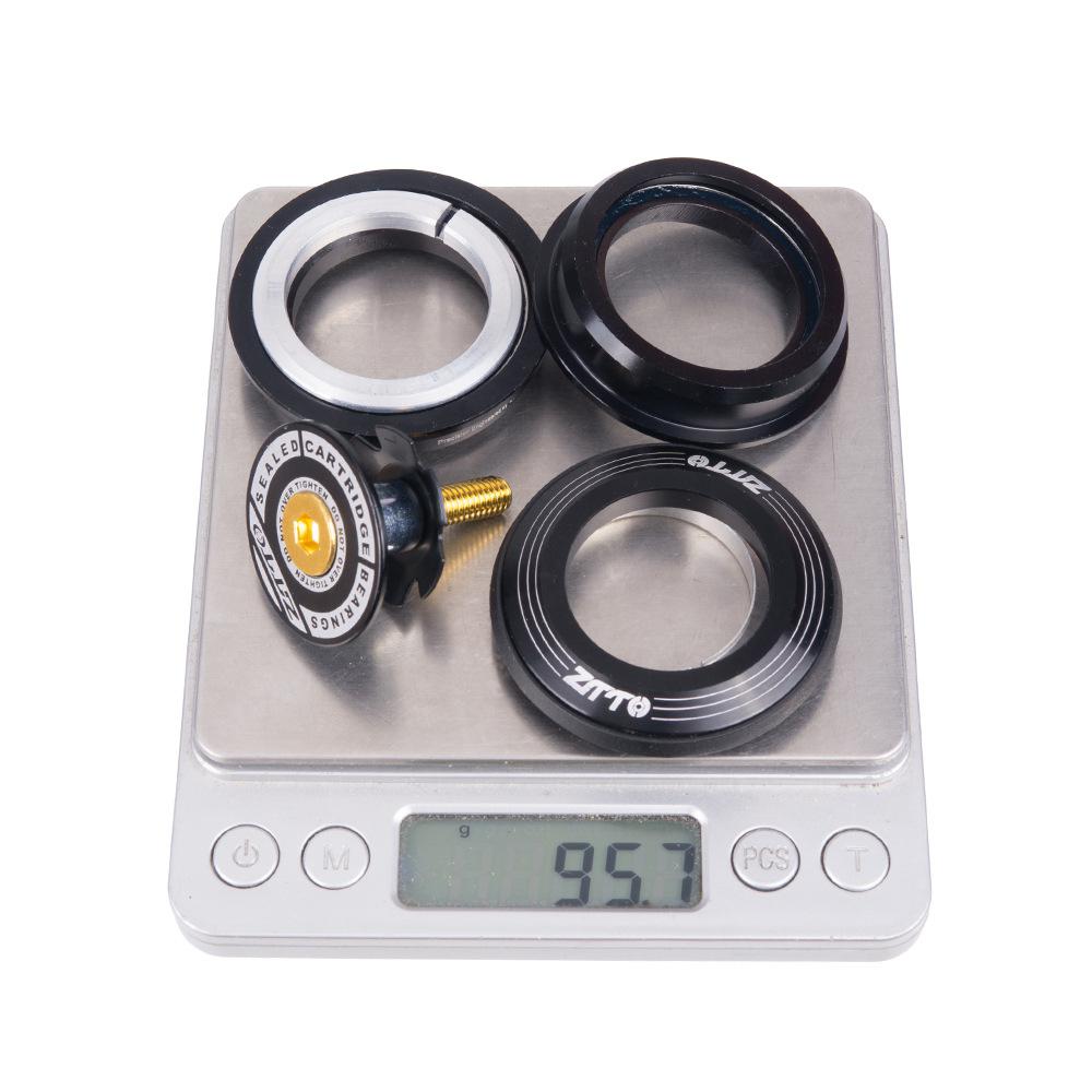 ZTTO MTB Road Bicycle Steering Column Headset 44mm 1-1/8"28.6mm Straight Tube Fork Frame Semi-integrated Low Profile Bike Zs44