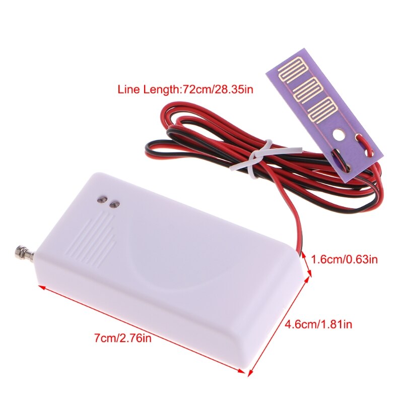 1 Pc 433Mhz Draadloze Waterlekkage Sensor Lek Detector Voor Home Security Alarm: Default Title