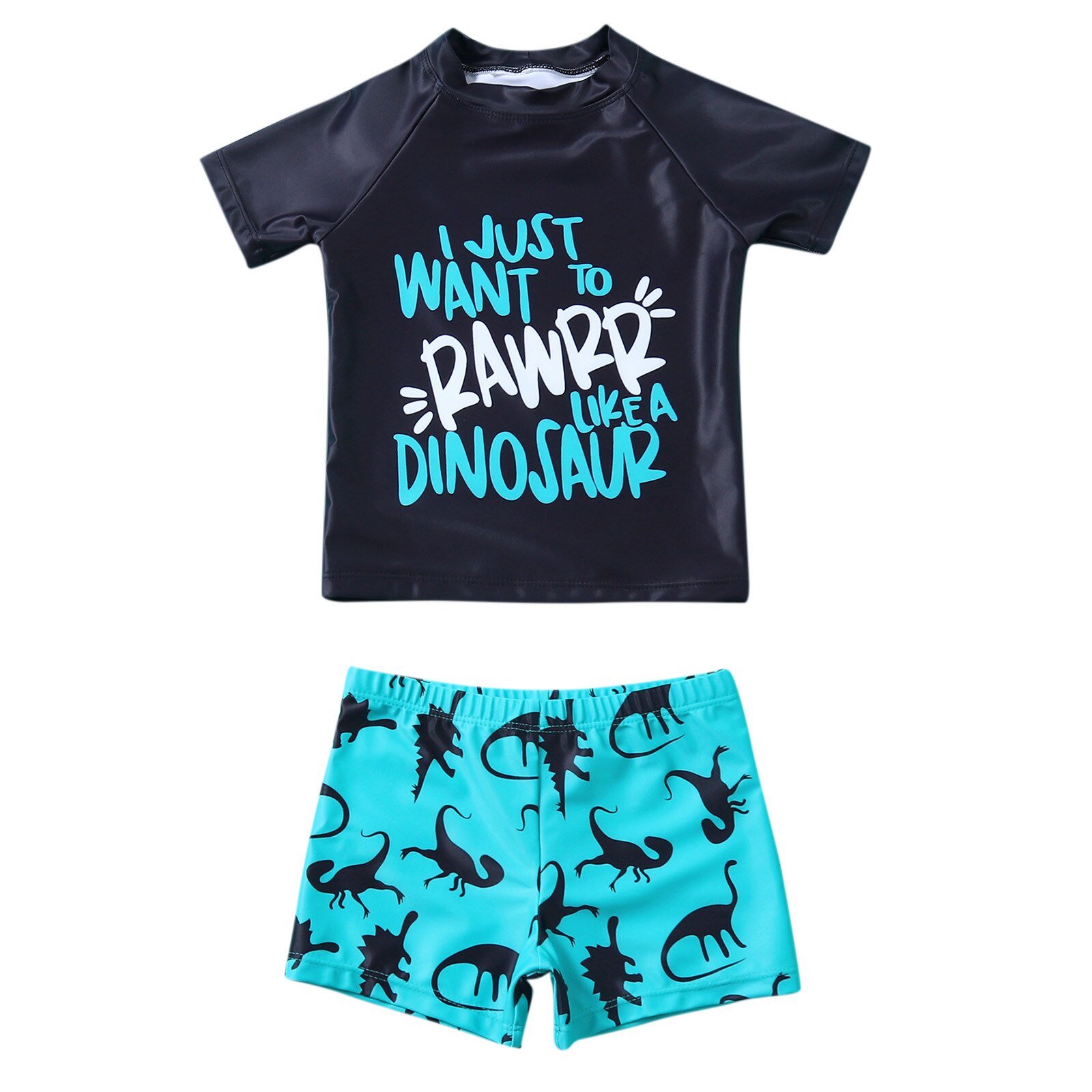 Summer Style Toddler Kids Baby Boys Cartoon Letter Print Swimwear Swimsuit Summer Outfits Set Купальник Детский: 3 to 4 Years	