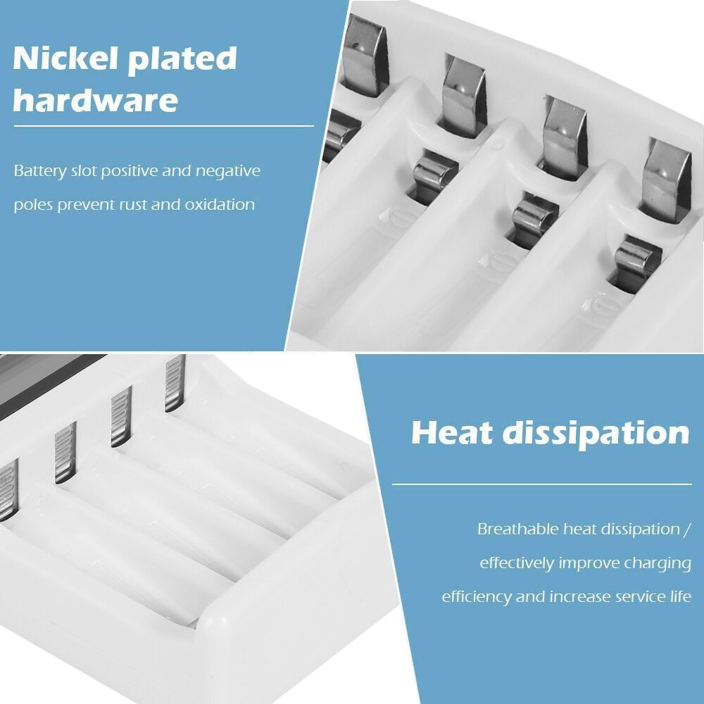 1pcs AAA Alkaline Battery AA Rechargeable Battery for Remote Control Toy Battery Smoke Alarm with Charger