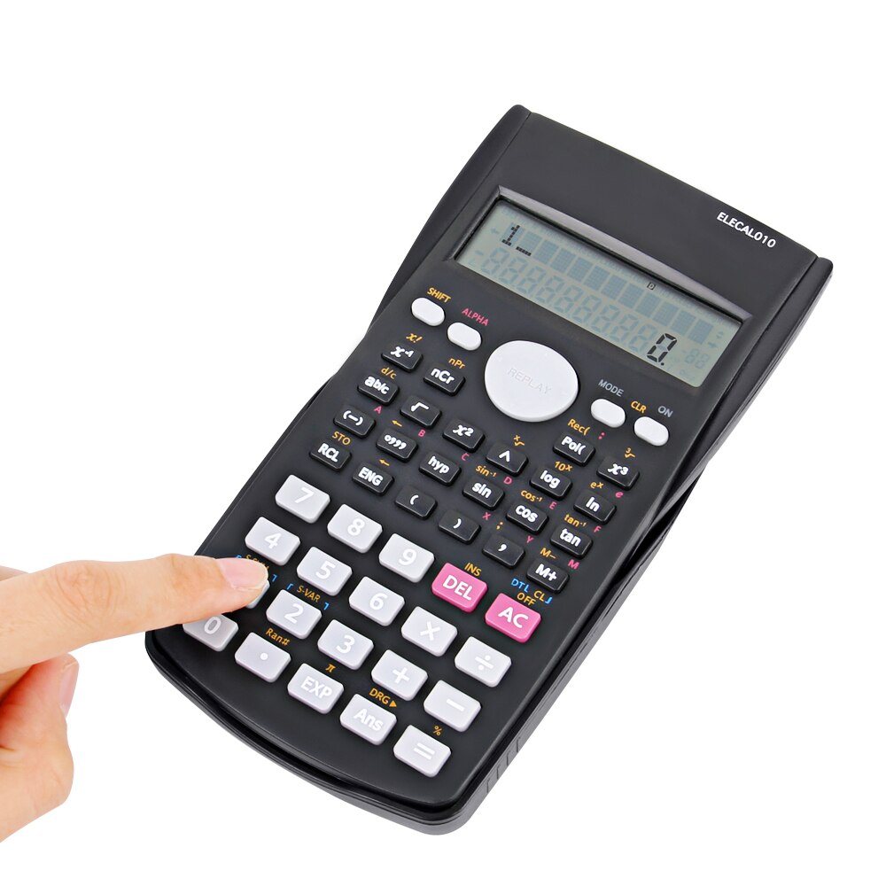 Cheap Scientific Calculator 12 Digits Student Calculadora 240 Multi-function Calculator Cientifica 2 Line LCD Display