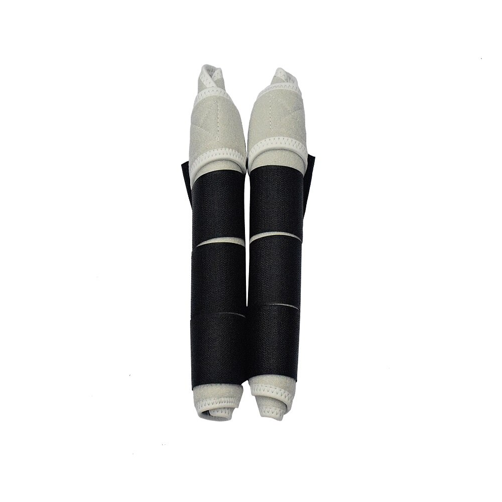 1 Paar Verstelbare Paardensport Pees Laarzen Paard Spalk Been Boot Bescherming Ondersteuning Wrap Paardensport Apparatuur: white