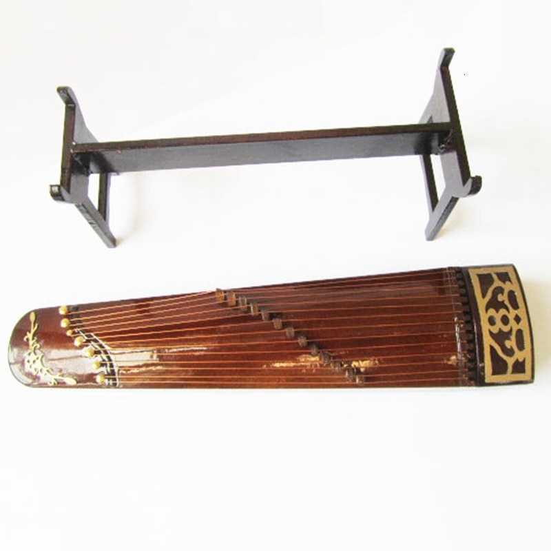 Mini guzheng kinesisk traditionelt musikinstrument guzheng samling dekorativ boks musikinstrument