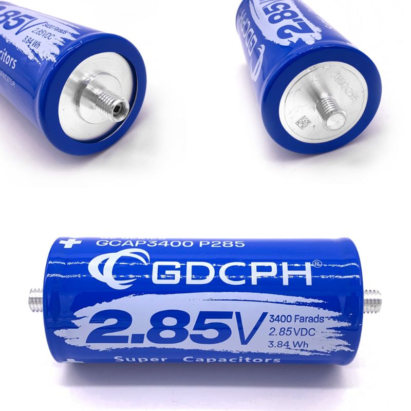 2.85v 3400f superfarad kondensaattori 137 x 60mm pitkä jalka matala esr korkeataajuinen ultrakondensaattori autojen virtalähteeseen