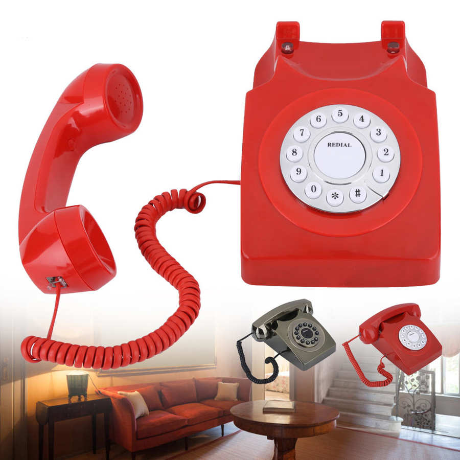 Antieke Europese Thuis Vintag Multifunctionele Telefoon High Definition Call Grote Clear Knop Telefono Fijo Europa Stijl