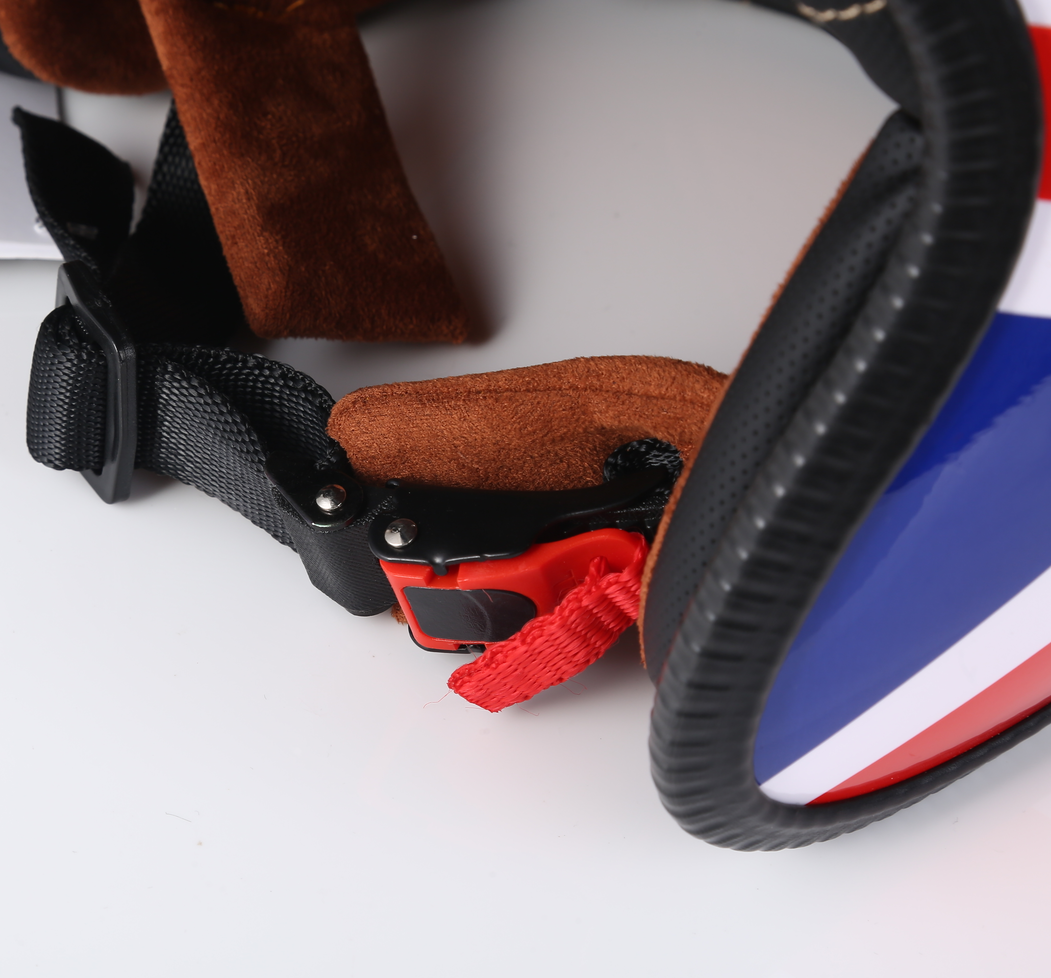 Motorcycle Helmet Dot Approved Retro Motorcycle Capacete Unisex 3/4 Helmet Cafe Racer Vintage Helmet