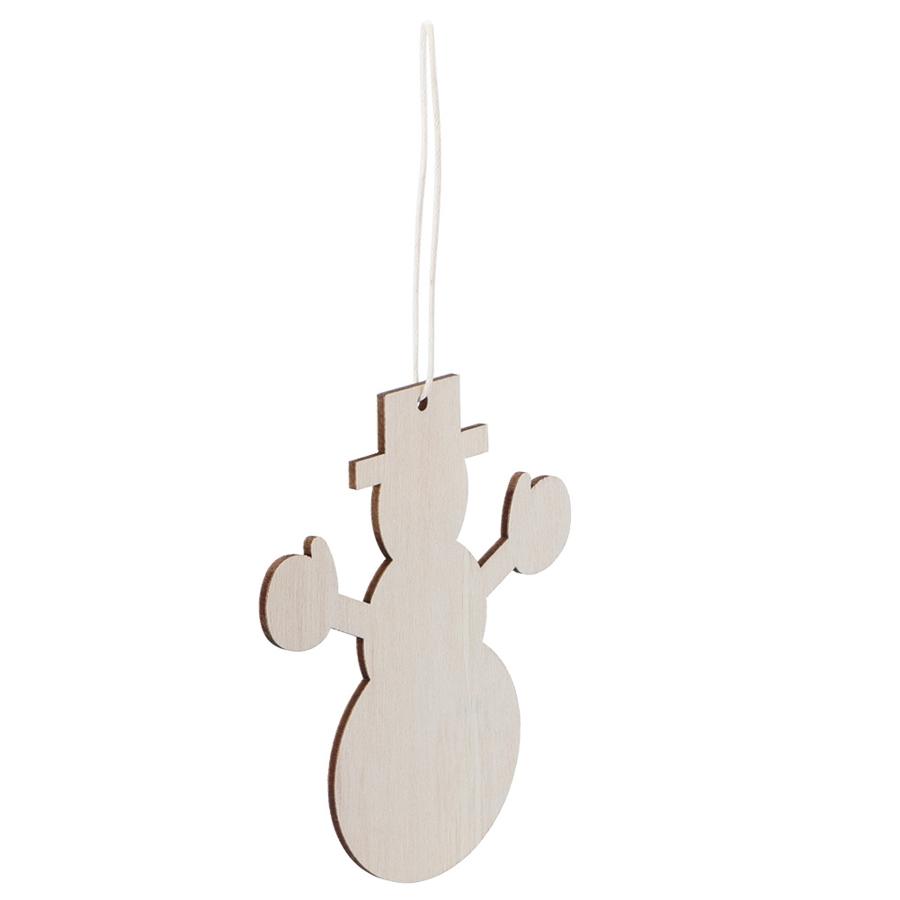 Houten mooie feest hangende hanger ornament kerstboomversiering