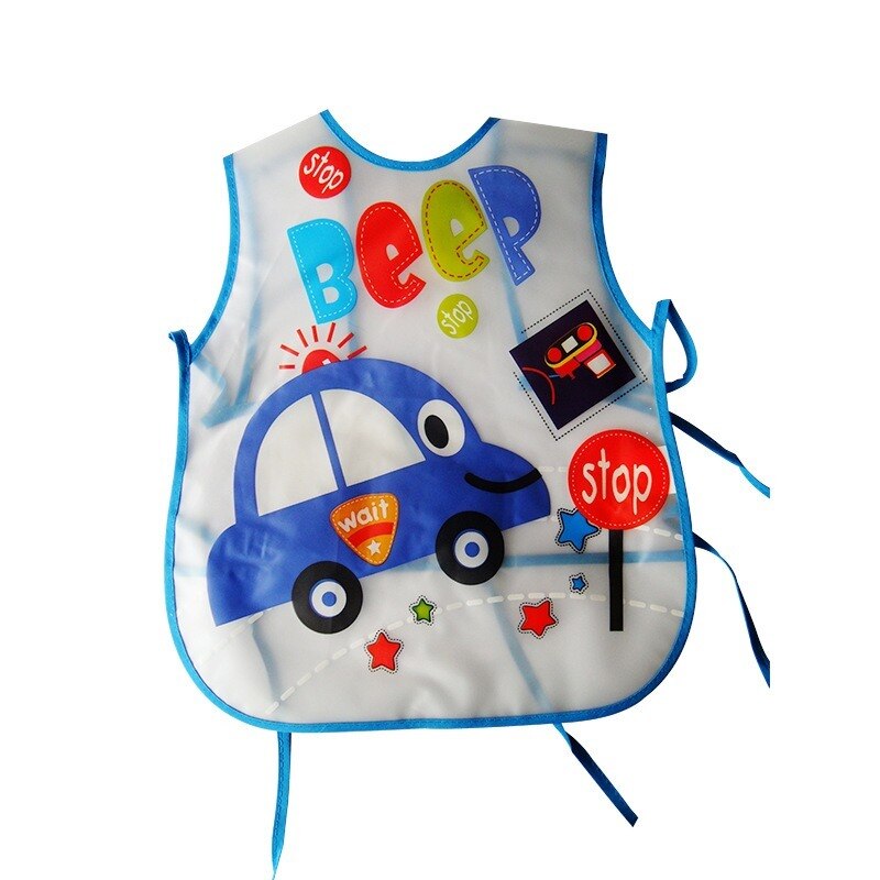 Baby Slabbertjes - EVA Plastic Waterdicht - Cartoon Print - Voeding Smock voor Peuters