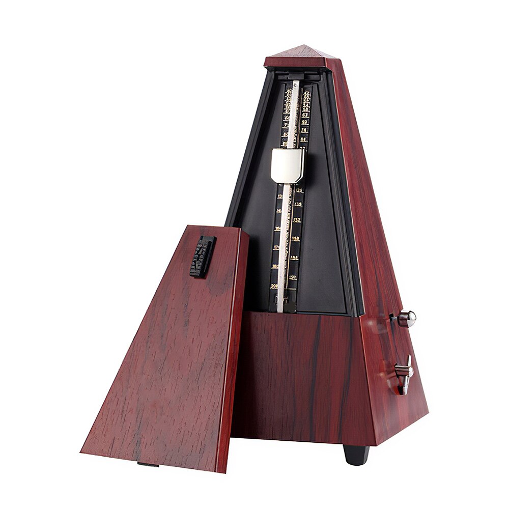 Antiguo Vintage metrónomo para guitarra en línea mecánica ritmo péndulo Mecanico Metronomo para guitarra, Piano instrumento Musical: Mahogany