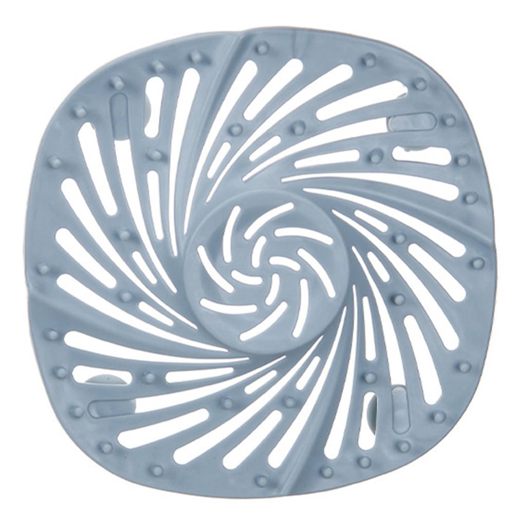 Bathroom Accessories Hair Catcher Durable Hair Stopper With Suction Cups Drain Cover For Bathroom Bathtub Kitchen Sink: Blue