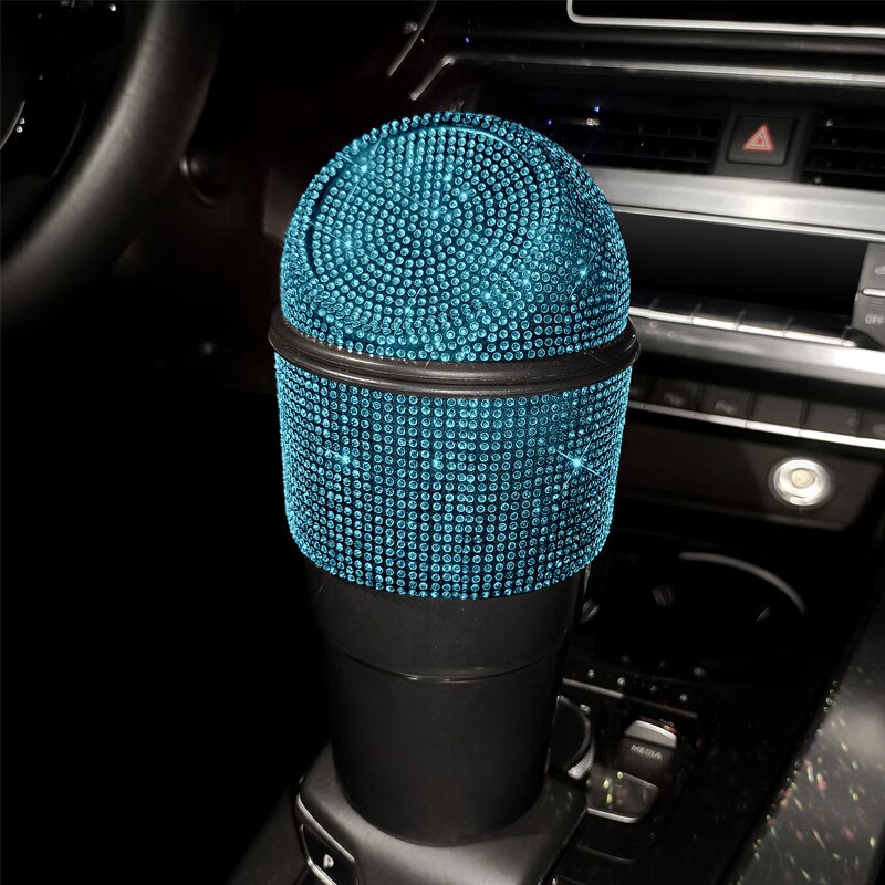 Sac poubelle étanche Portable pour voiture, Mini-poubelle pour siège avant et arrière: sky blue