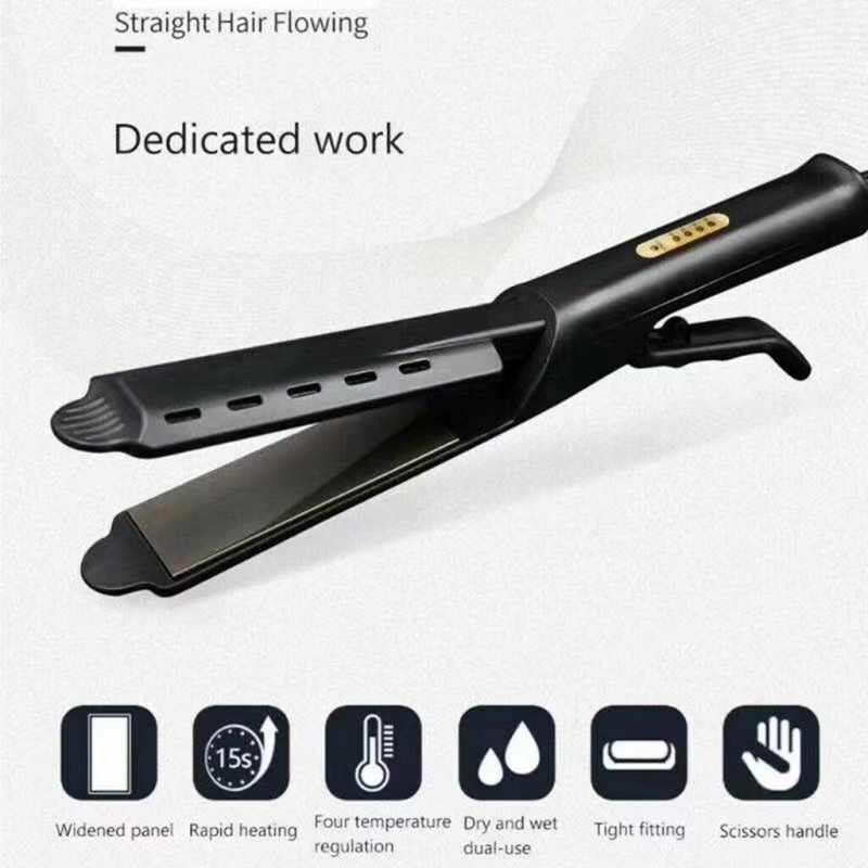 Pro – lisseur de cheveux ondulés, pince à sertir, fer plat, prise AU/UK/EU/US