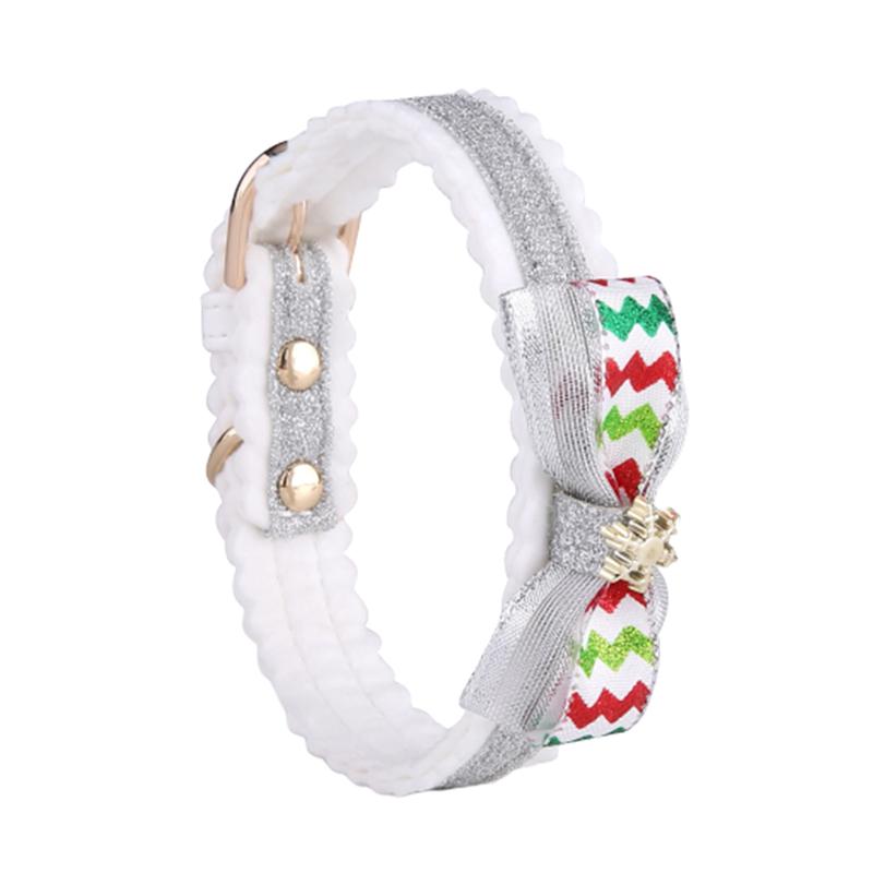 1 st julhalsband för sällskapsdjur rosett halsband snöflinga halskedja för husdjur katt kattunge hund: Default Title