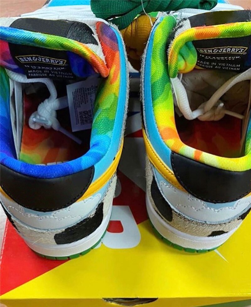 Ben Jerrys x SB Dunks-zapatillas para correr, auténticas, bajas y gruesas, Dunky, blancas, Lagoon, Pulse Black, universales, CU3244-100, novedad de