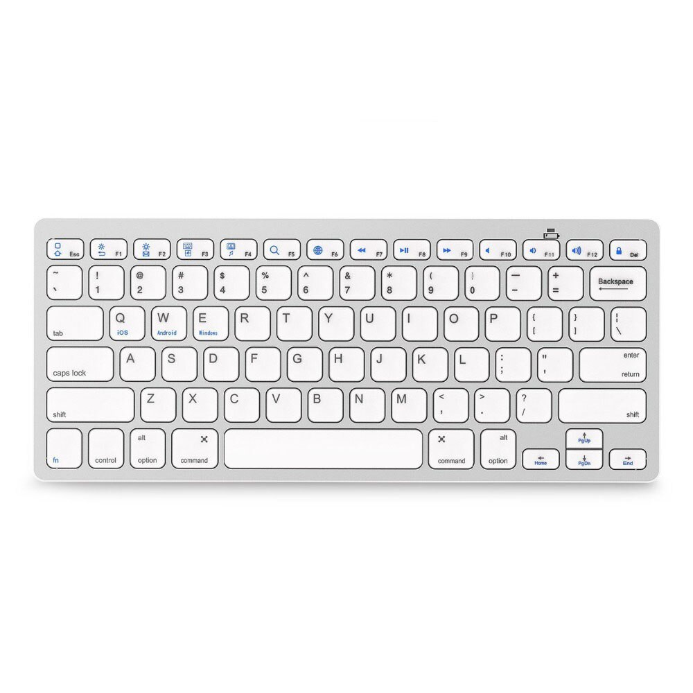 Professionele Ultra-Slanke Draadloze Toetsenbord Bluetooth 3.0 Toetsenbord Teclado Voor Apple Voor Ipad Serie/Windows Os/mac/En