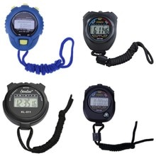 Digital Stopwatch Timer Waterproof LCD Timer Portable Outdoor Sports Running Stop Watch Sport Alarm Sport Counter