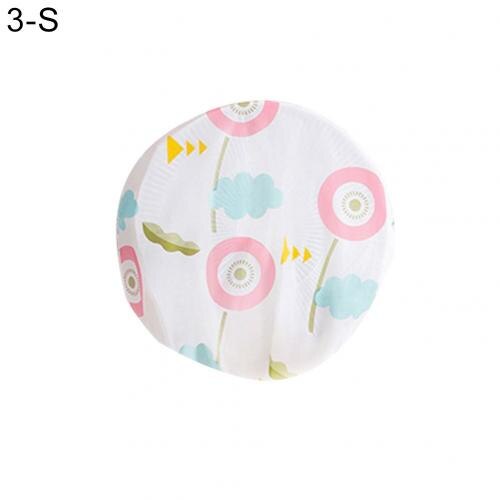 Standing Electric Fan Cover Waterproof Dustproof Flower Printed Mesh Shield Storage Bag: 3 S
