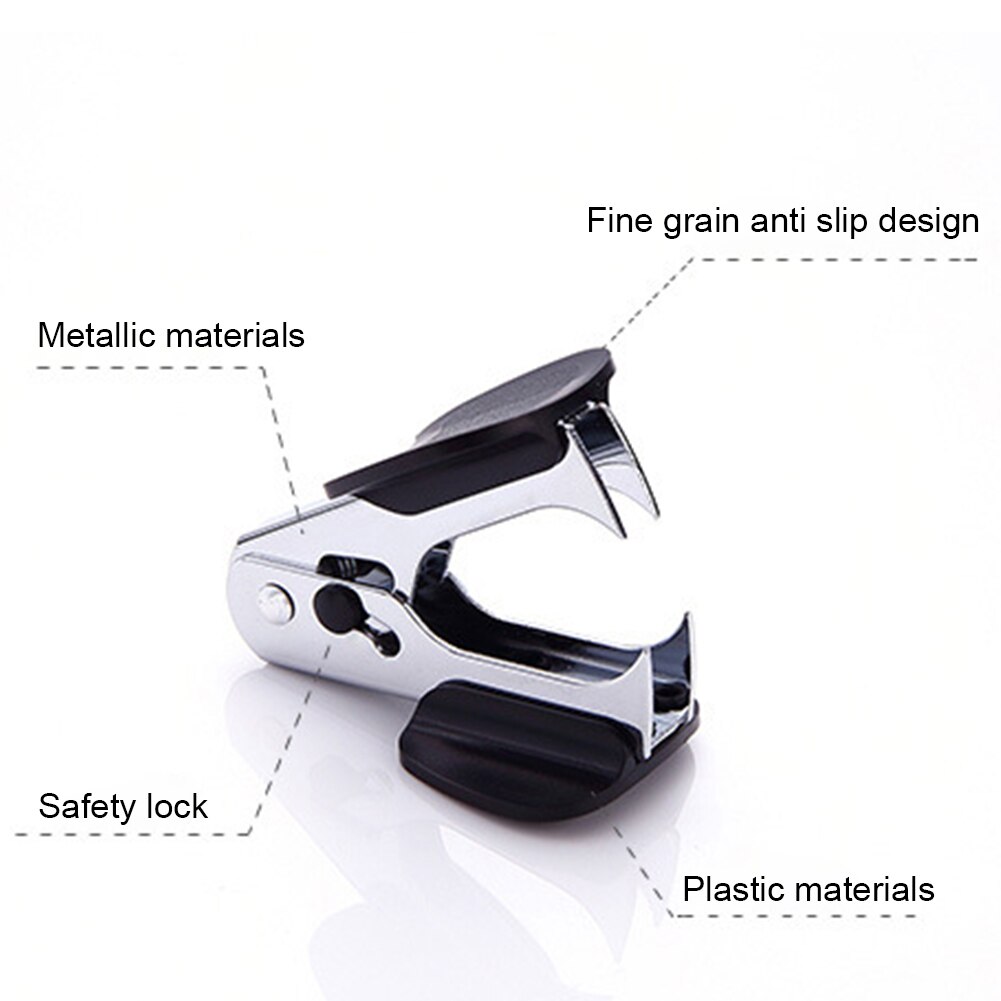 2pcs Steel Jaw Staple Remover School Office Business Home Nail Puller Extractor Lightweight Stationery Random Color Binding Tool