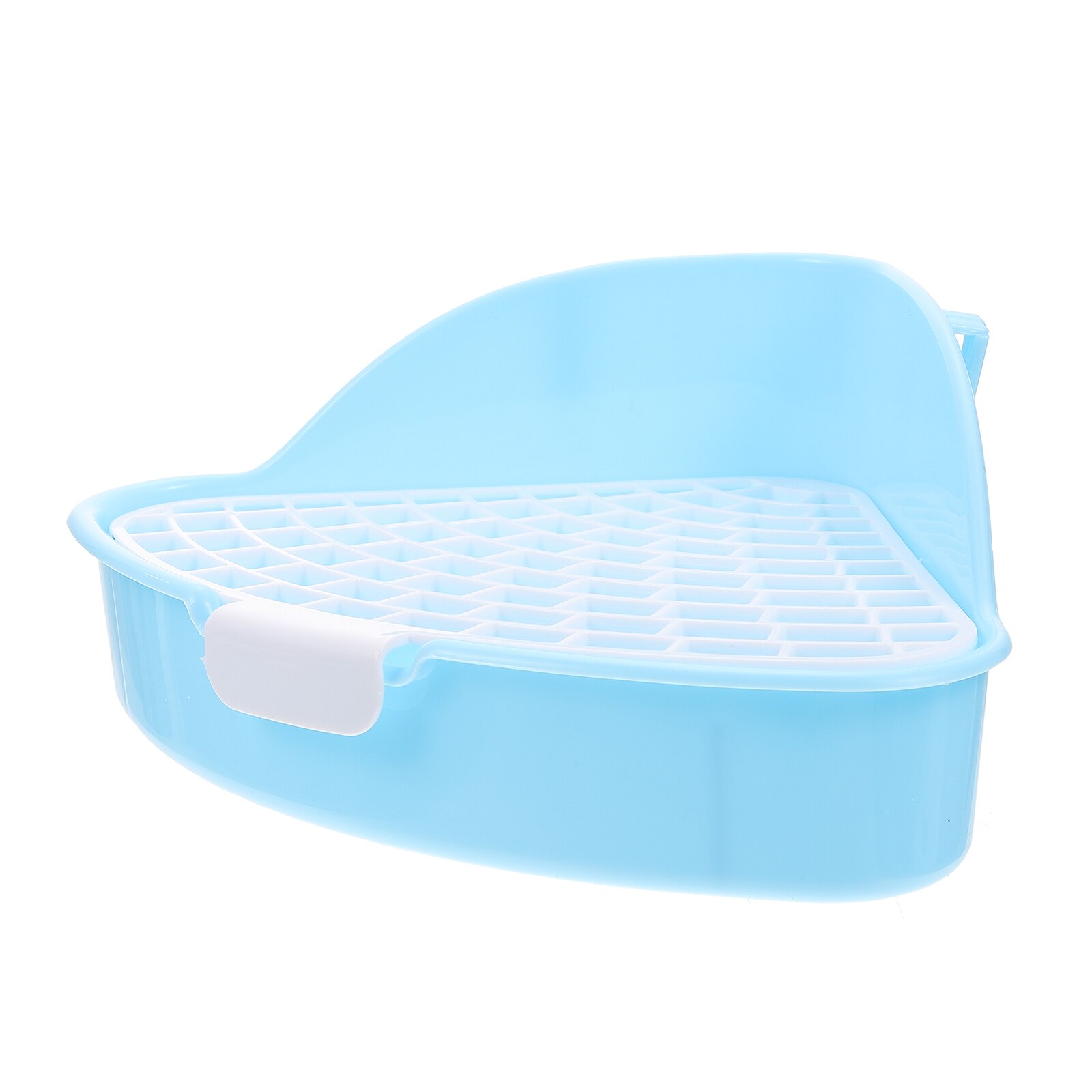 Triangle Rabbit Litter Box Bunny Toilet Potty Trainer Plastic Litter Bedding Box