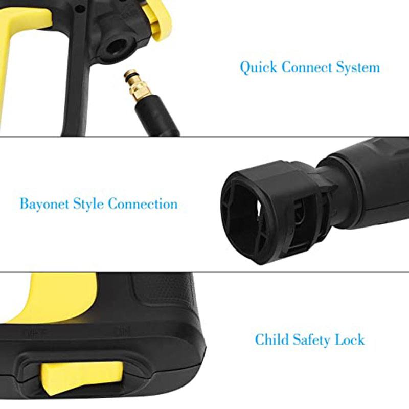 High Pressure Power Washer for Karcher K2~K7 Car Accessories Spray Nozzle Lance Turbo Fan Jet Rod 6M 10M Hose for Car Cleaning